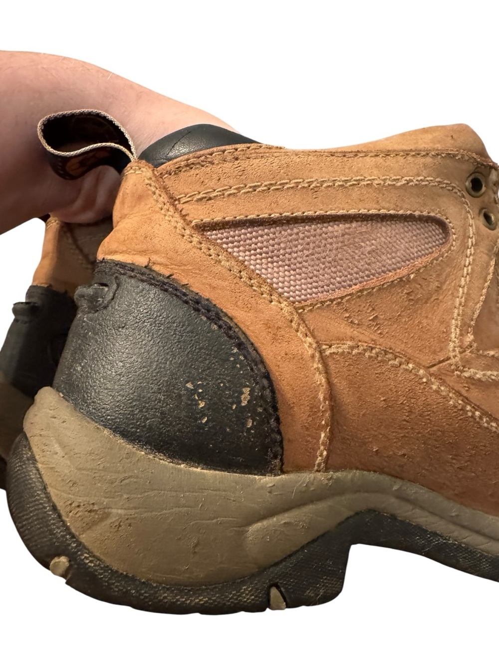 Ariat Terrain ATS Women’s Hiking Boot 6.5B Tan Brown Leather - Picture 15 of 16